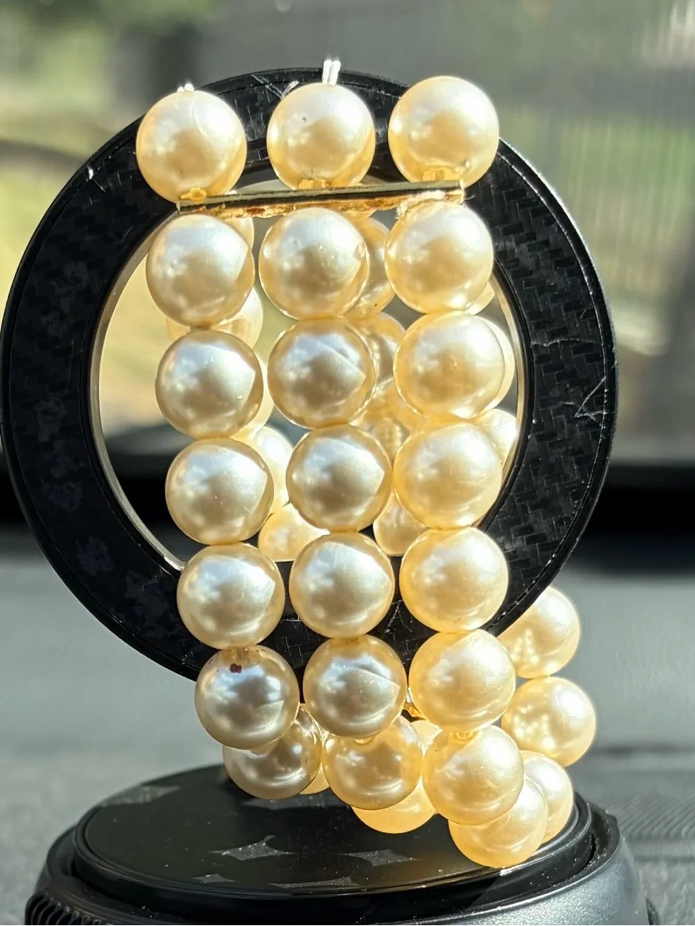 Classic Pearl Stretch Bracelet - Cream Pearl